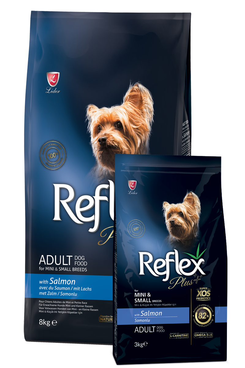Reflex Plus Somonlu Mini ve Küçük Irk Yetişkin Köpek Maması