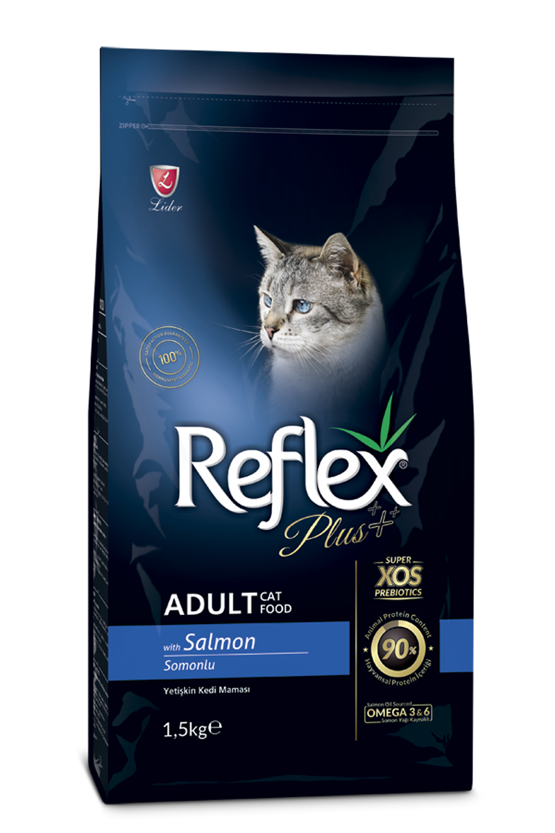 Reflex Plus Somonlu Yetişkin Kedi Maması