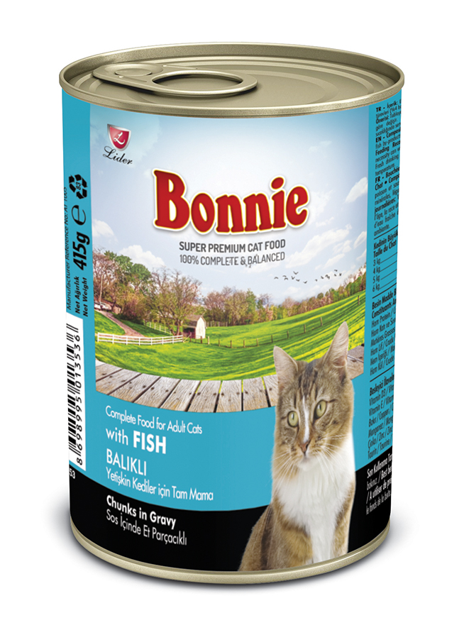 Bonnie Balıklı Yetişkin Kedi Konservesi
