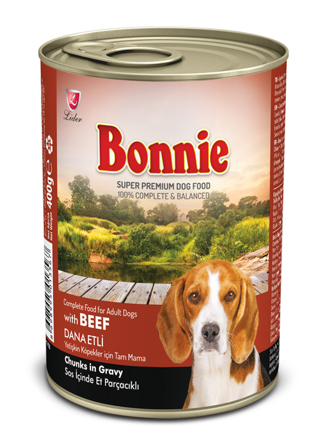 Bonnie Dana Etli Yetişkin Köpek Konservesi