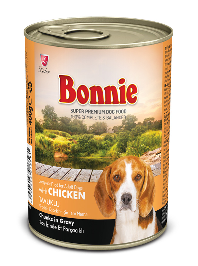Bonnie Tavuklu Yetişkin Köpek Konservesi
