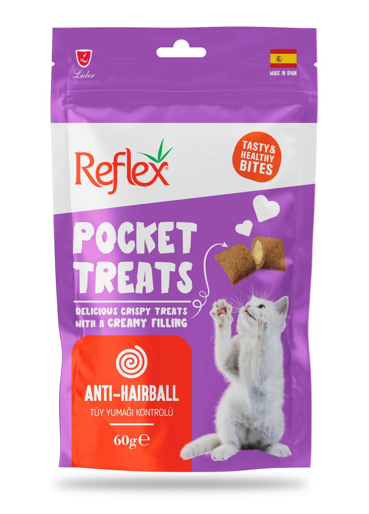 Pocket Treats / Tüy Yumağı Kontrolü İçin Kedi Ödül Maması